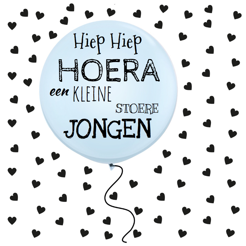 Felicitatie kleine stoere jongen - Felicitatiekaarten Felicitatiekaarten - Felicitatie kleine stoere jongen