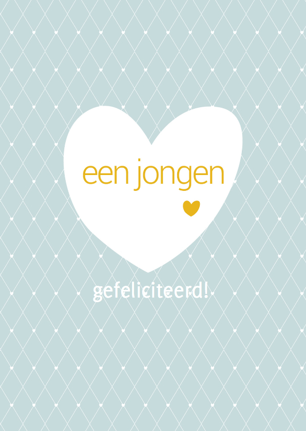 Felicitatiekaarten - Felicitatie Lieve Jongen Geboren