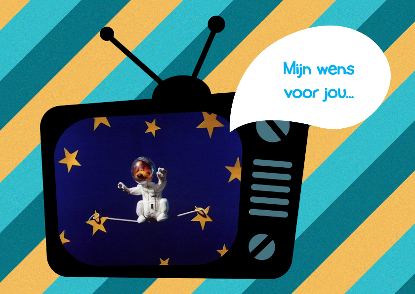 Felicitatie Loeki tv sterren -A - Felicitatiekaarten Felicitatiekaarten - Felicitatie Loeki tv sterren -A