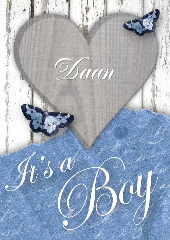Felicitatie Lovely Vintage Boy - Felicitatiekaarten Felicitatiekaarten - Felicitatie Lovely Vintage Boy