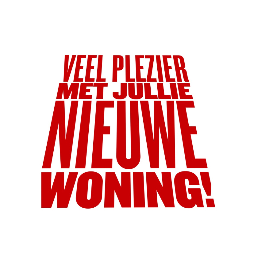 felicitatie nieuwe woning - LB - Felicitatiekaarten Felicitatiekaarten - felicitatie nieuwe woning - LB