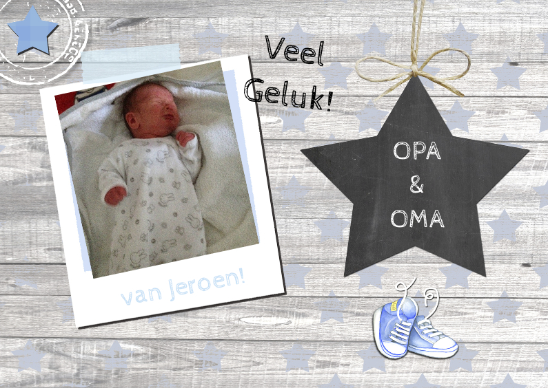 felicitatie opa oma ster - Felicitatiekaarten Felicitatiekaarten - felicitatie opa oma ster
