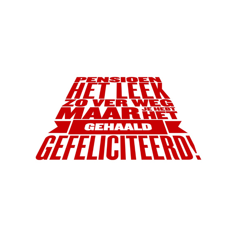 felicitatie pensioen I - LB - Felicitatiekaarten Felicitatiekaarten - felicitatie pensioen I - LB