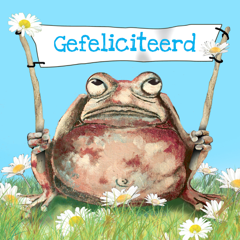 Felicitatiekaart Brompad - LH - Felicitatiekaarten Felicitatiekaarten - Felicitatiekaart Brompad - LH