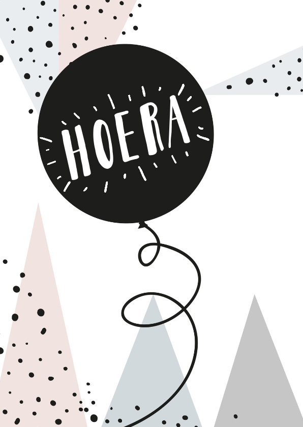 Felicitatiekaarten - Felicitatiekaart Hoera hipperdestip