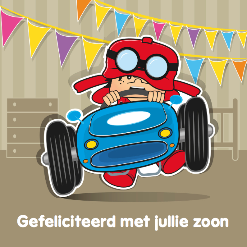 Geboorte baby felicitatie jongen 53 - Felicitatiekaarten Felicitatiekaarten - Geboorte baby felicitatie jongen 53