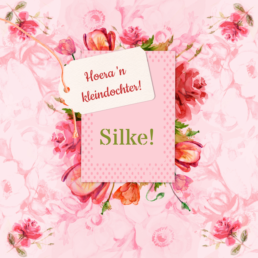 Gefeliciteerd met Silke! - Felicitatiekaarten Felicitatiekaarten - Gefeliciteerd met Silke!