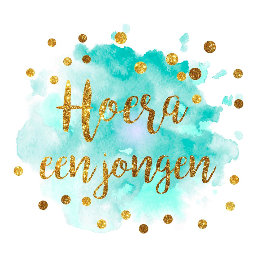 gouden confetti felicitatiekaart - Felicitatiekaarten Felicitatiekaarten - gouden confetti felicitatiekaart