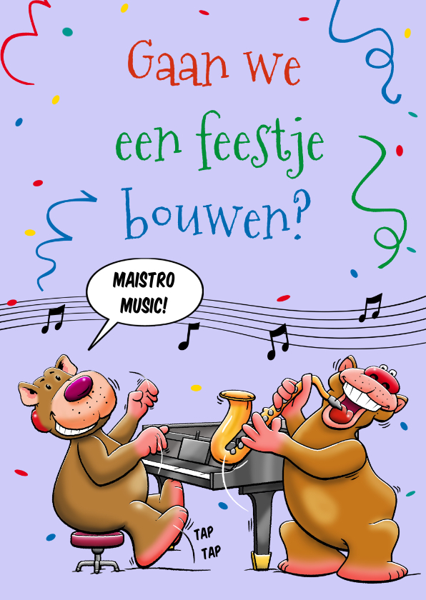 Felicitatiekaarten - Grappige felicitatie voor verjaardagsfeest van een man