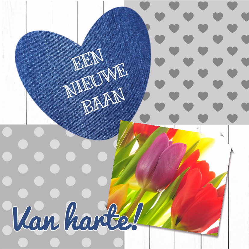 Hoera een nieuwe baan - DH - Felicitatiekaarten Felicitatiekaarten - Hoera een nieuwe baan - DH