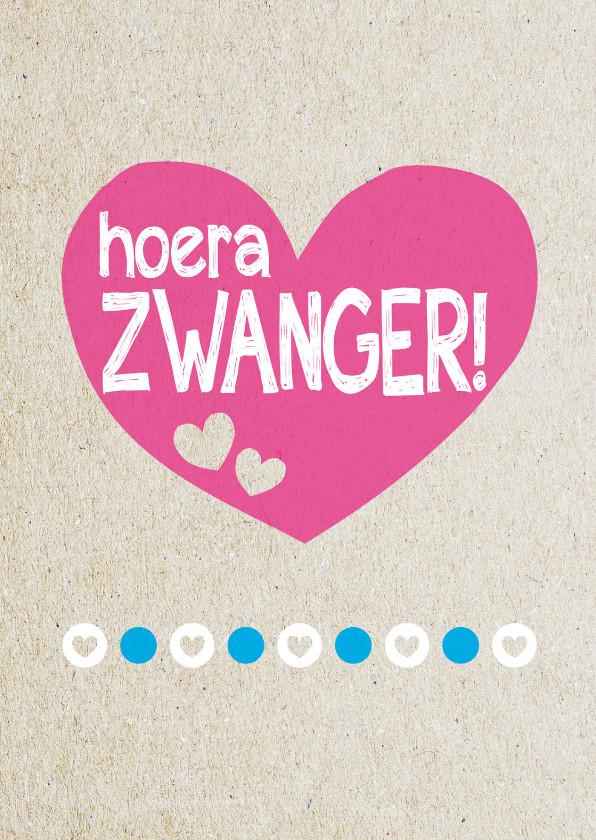 hoera zwanger -BF - Felicitatiekaarten Felicitatiekaarten - hoera zwanger -BF