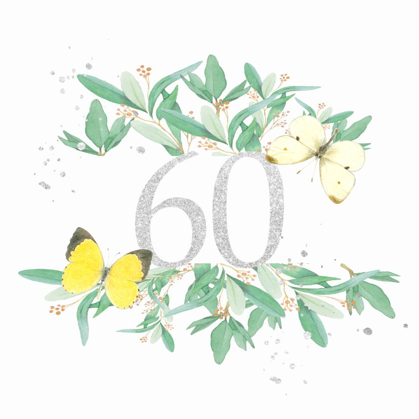 Felicitatiekaarten - Huwelijksjubileum - 60 jaar getrouwd