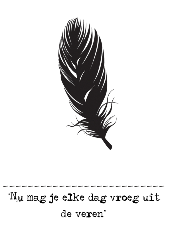 Kaart Veer - Felicitatiekaarten Felicitatiekaarten - Kaart Veer