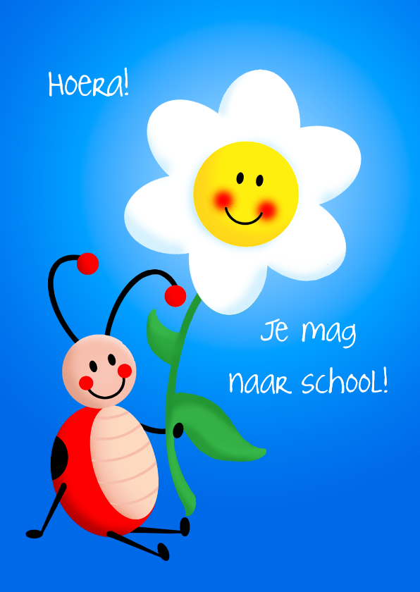 Kaarten mailing schooldag - Felicitatiekaarten Felicitatiekaarten - Kaarten mailing schooldag