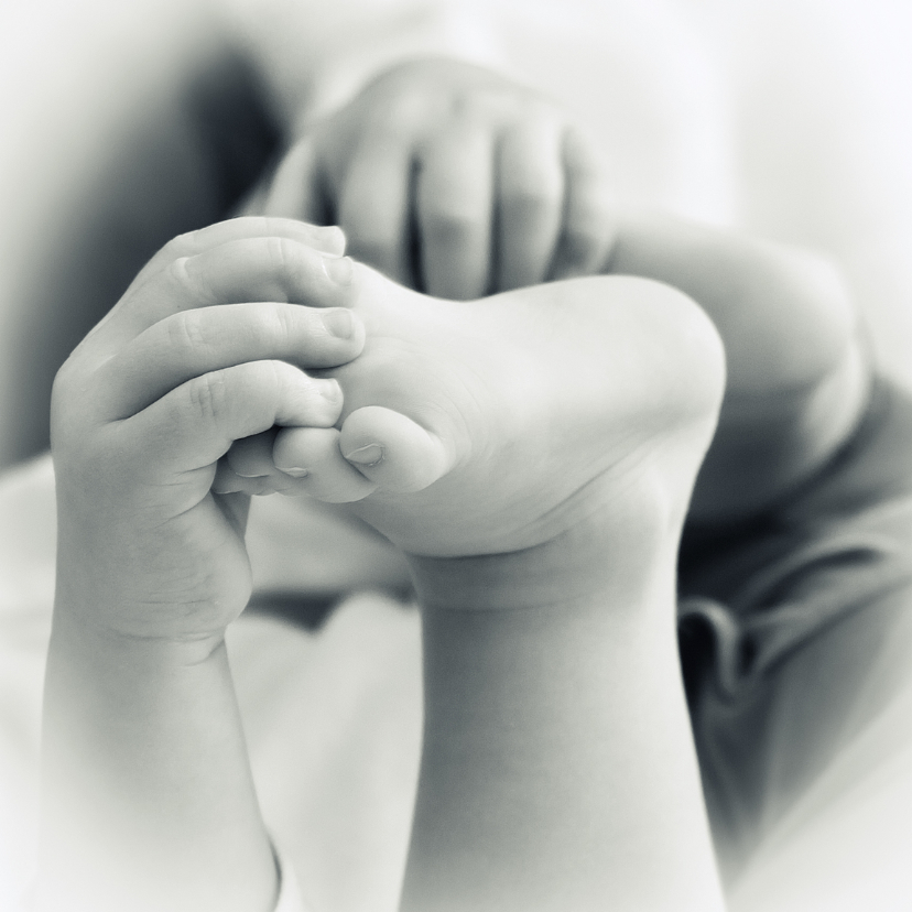 Kleine handjes en voetjes - Felicitatiekaarten Felicitatiekaarten - Kleine handjes en voetjes