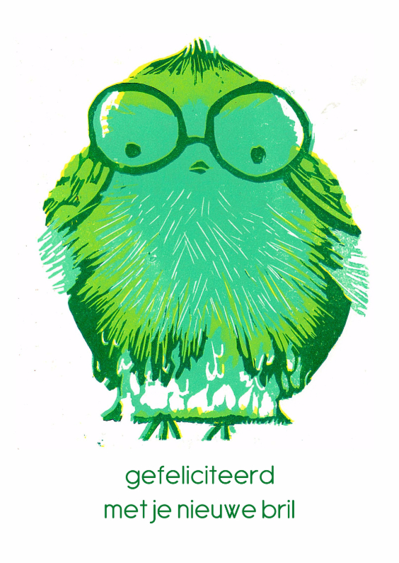 Nieuwe Bril - Felicitatiekaarten Felicitatiekaarten - Nieuwe Bril