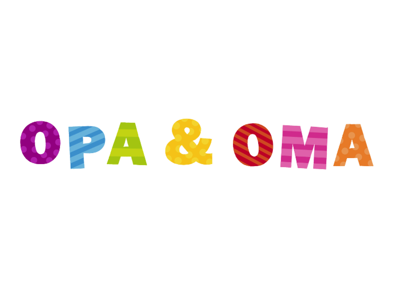 Opa & Oma vrolijke letters - Felicitatiekaarten Felicitatiekaarten - Opa & Oma vrolijke letters