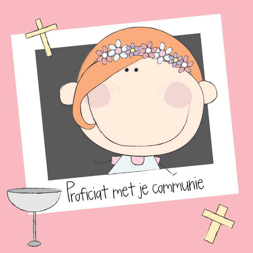 Proficiat met je communie 1 - Felicitatiekaarten Felicitatiekaarten - Proficiat met je communie 1