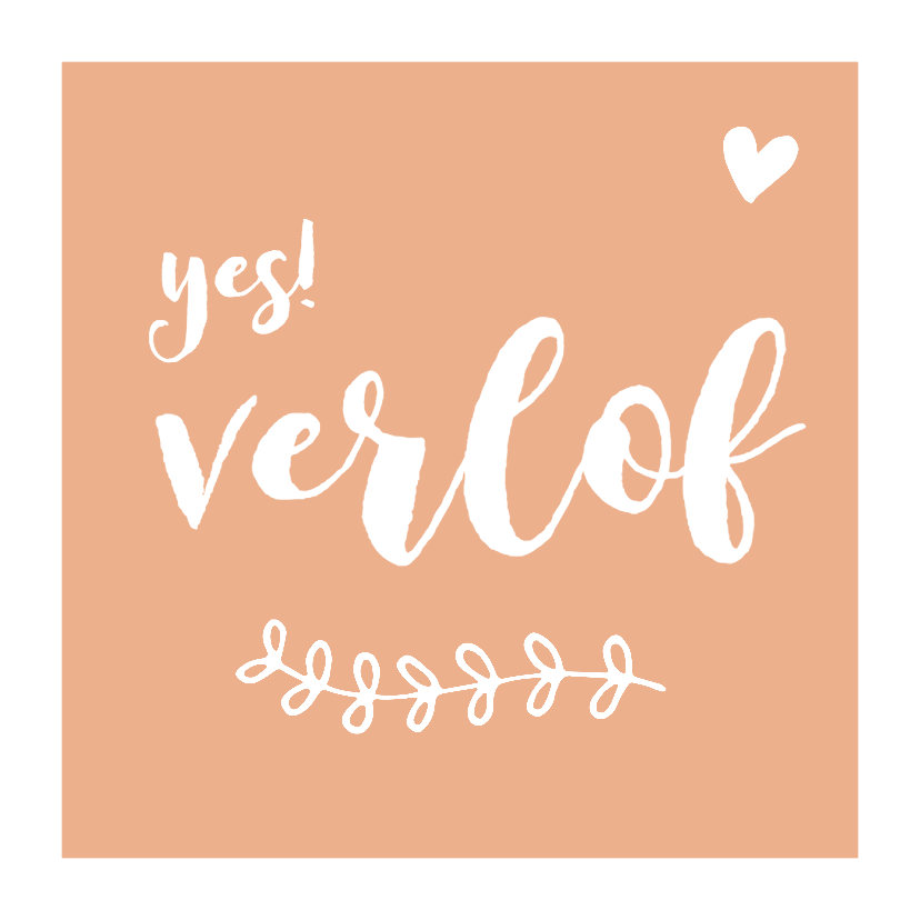Felicitatiekaarten - Verlof roze