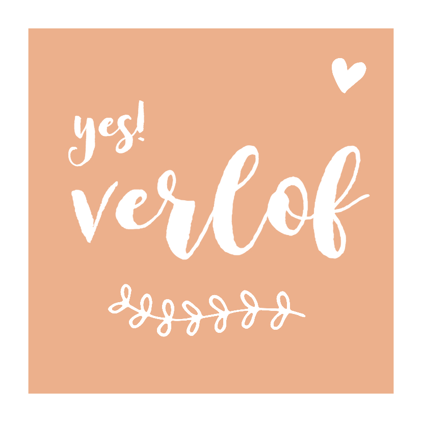Verlof roze - Felicitatiekaarten Felicitatiekaarten - Verlof roze