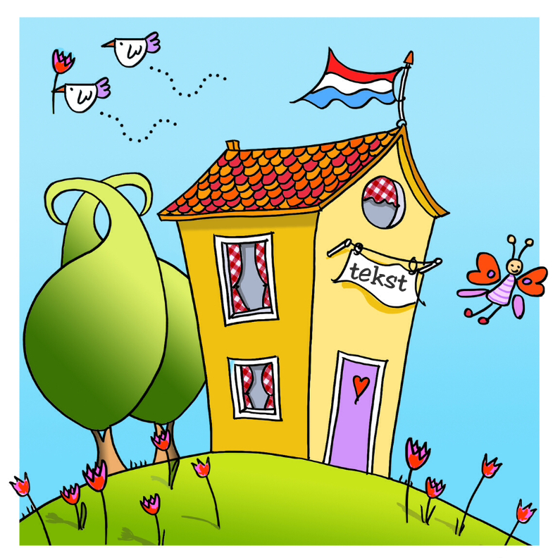 Vrolijke verhuiskaart - Felicitatiekaarten Felicitatiekaarten - Vrolijke verhuiskaart