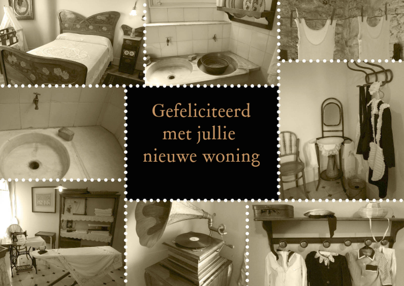 zoals het vroeger was 9 - Felicitatiekaarten Felicitatiekaarten - zoals het vroeger was 9