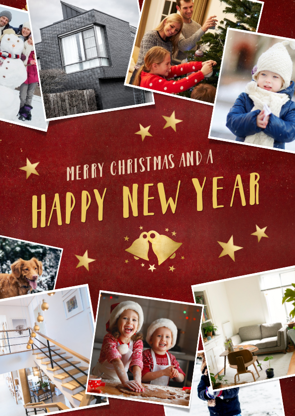 Fotokaart fotocollage happy new year - Fotokaarten Fotokaarten - Fotokaart fotocollage happy new year