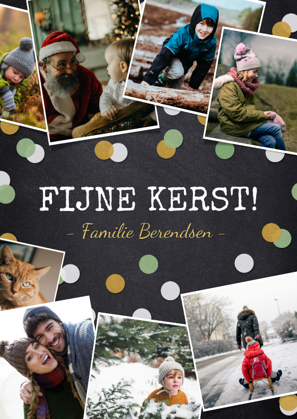 Fotokaart met fotocollage van 8 foto's - Fotokaarten Fotokaarten - Fotokaart met fotocollage van 8 foto's