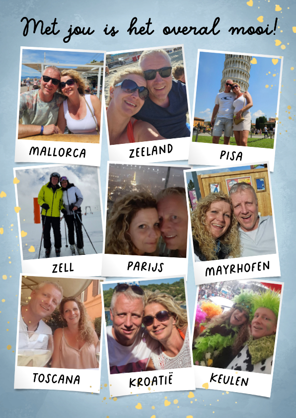 Fotokaart 'Met jou is het overal mooi' - Fotokaarten Fotokaarten - Fotokaart 'Met jou is het overal mooi'