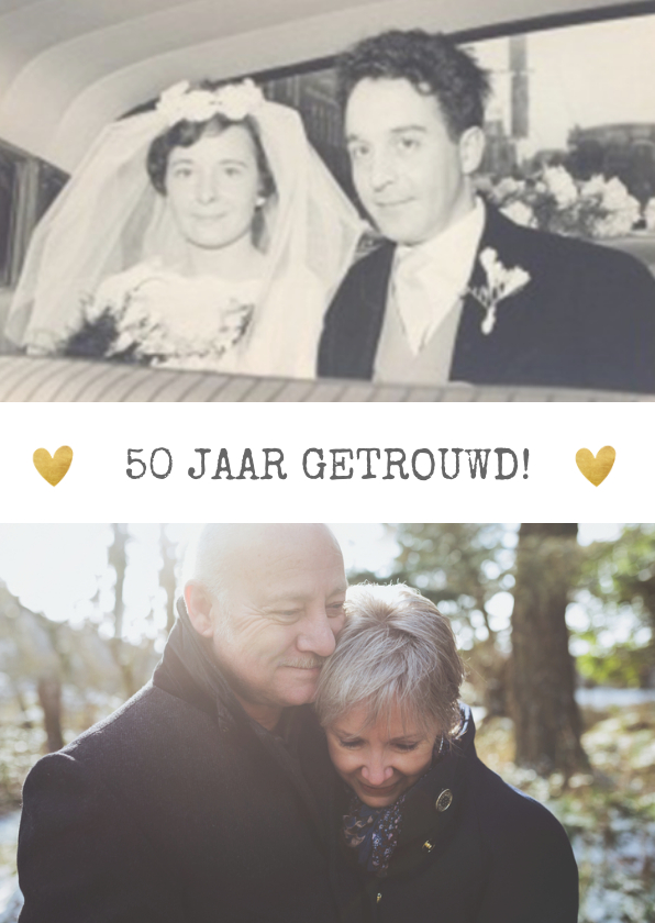 Fotokaart template met 2 grote foto's en aanpasbare tekst - Fotokaarten Fotokaarten - Fotokaart template met 2 grote foto's en aanpasbare tekst