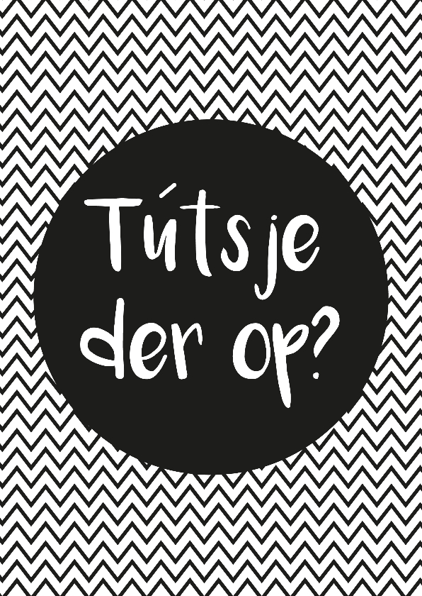 Fryske kaartsjes - Friese kaart 'Tútsje der op?'
