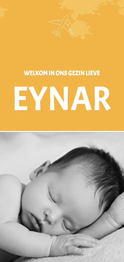Adoptiekaartje_Eynar_SK - Geboortekaartjes Geboortekaartjes - Adoptiekaartje_Eynar_SK