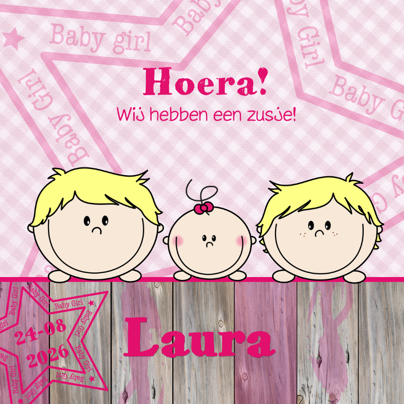 geboorte jongens blond en zusje - Geboortekaartjes Geboortekaartjes - geboorte jongens blond en zusje