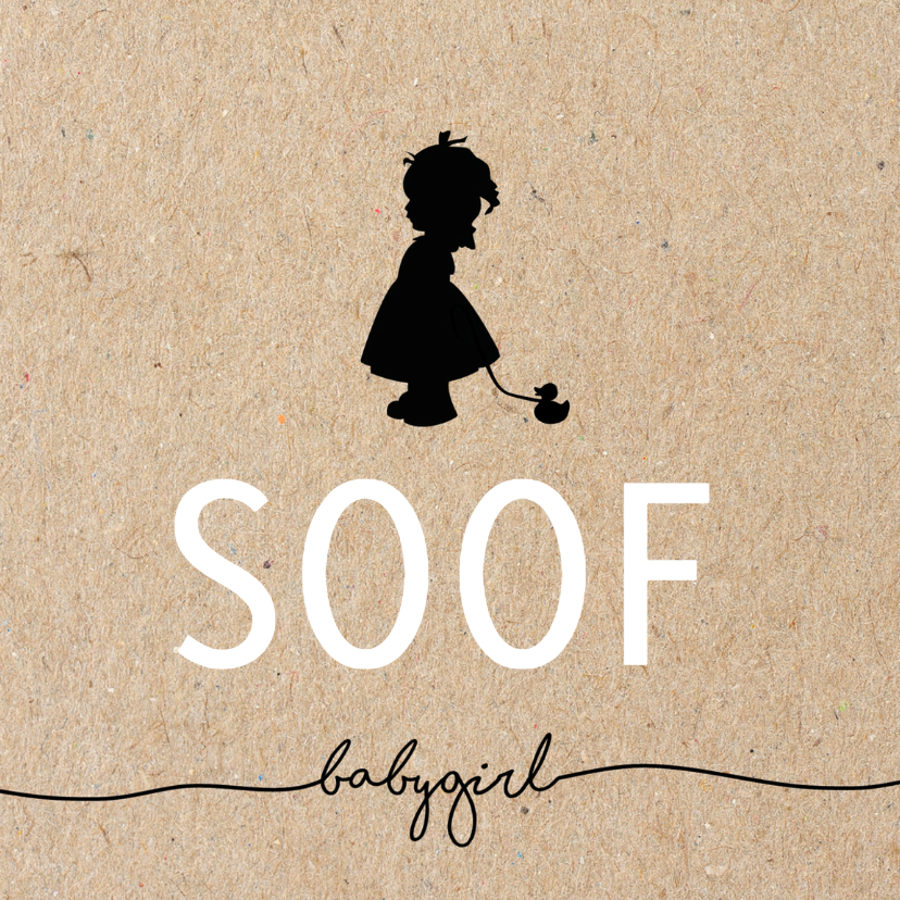 Geboorte kraft Soof - B - Geboortekaartjes Geboortekaartjes - Geboorte kraft Soof - B