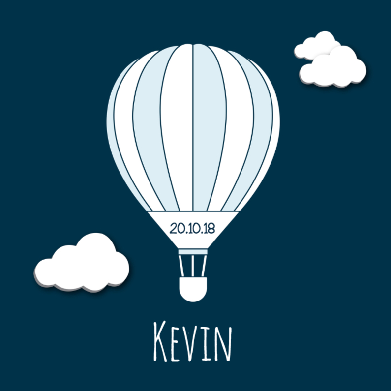 Geboortekaartje-ballon-kevin-SK - Geboortekaartjes Geboortekaartjes - Geboortekaartje-ballon-kevin-SK