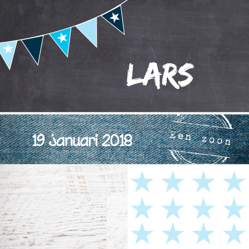 Geboortekaartje Lars - Geboortekaartjes Geboortekaartjes - Geboortekaartje Lars