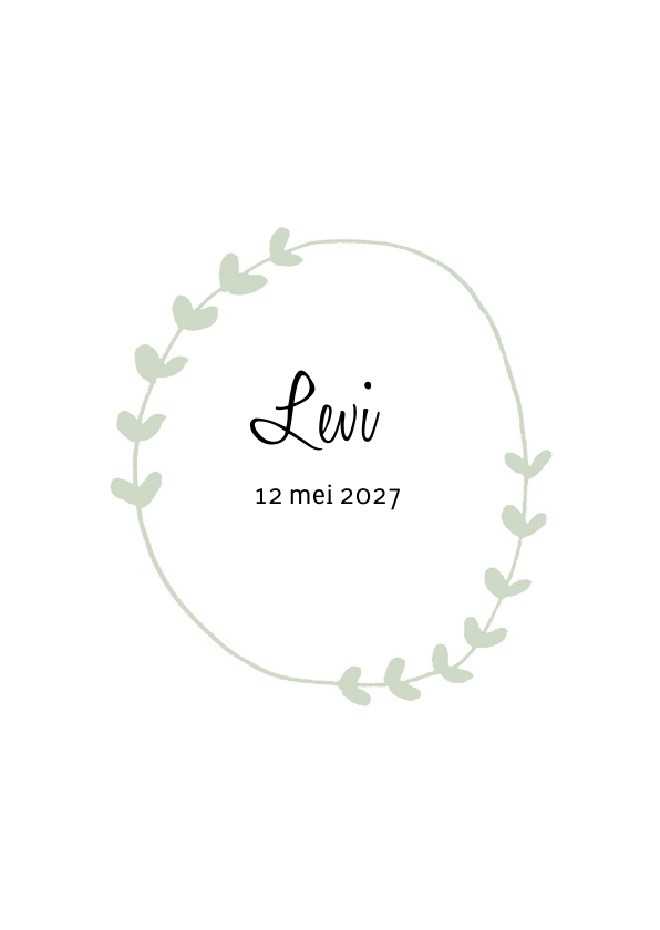 Geboortekaartje Levi - HM - Geboortekaartjes Geboortekaartjes - Geboortekaartje Levi - HM