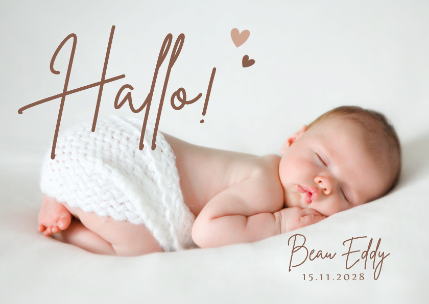 Geboortekaartjes - Geboortekaartje met je mooiste babyfoto
