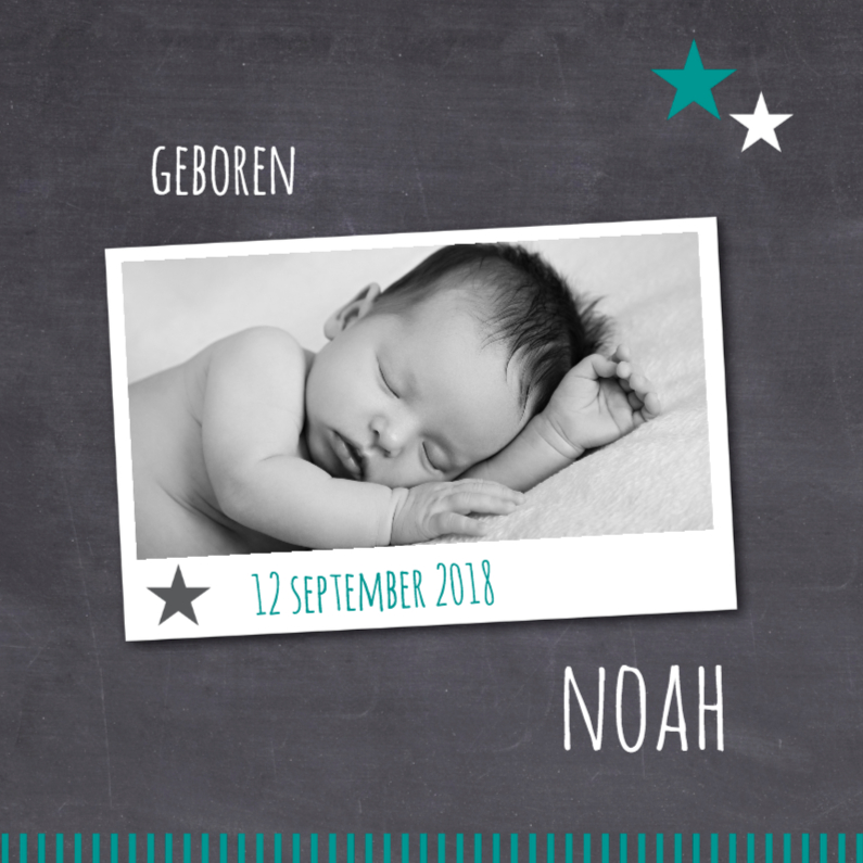 Geboortekaartje Noah - Geboortekaartjes Geboortekaartjes - Geboortekaartje Noah