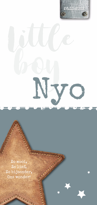Geboortekaartje_Nyo_SK - Geboortekaartjes Geboortekaartjes - Geboortekaartje_Nyo_SK