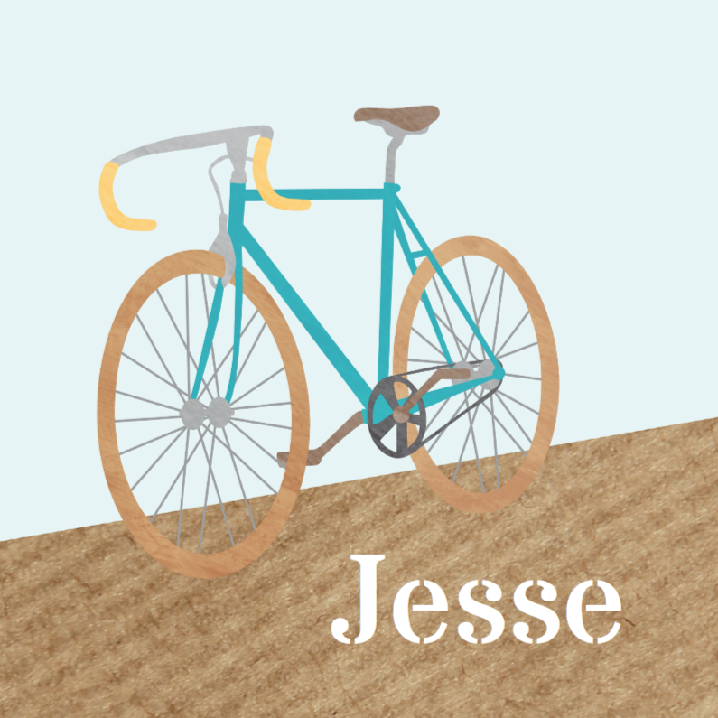 Geboortekaartje racefiets jongen - Geboortekaartjes Geboortekaartjes - Geboortekaartje racefiets jongen