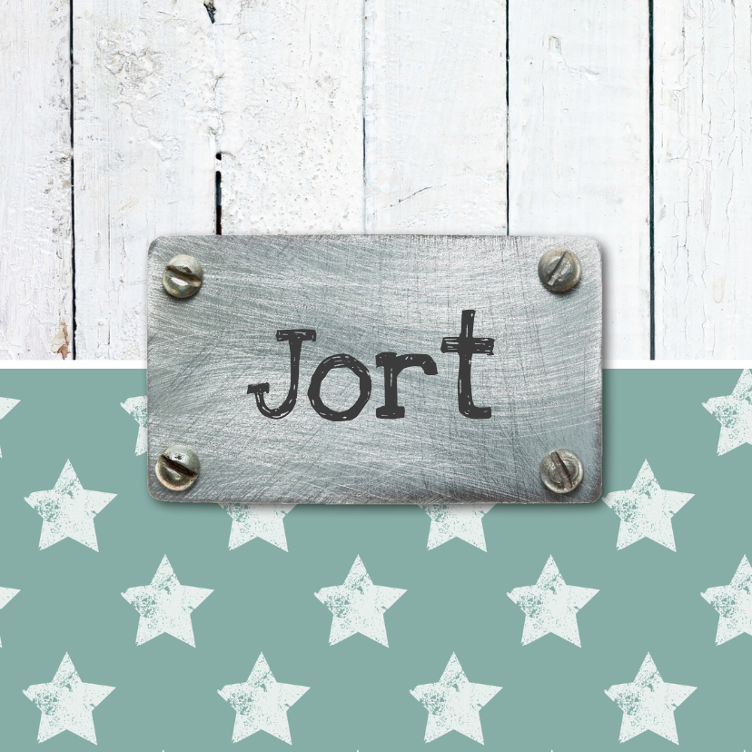 Geboortekaartje ster Jort - SK - Geboortekaartjes Geboortekaartjes - Geboortekaartje ster Jort - SK