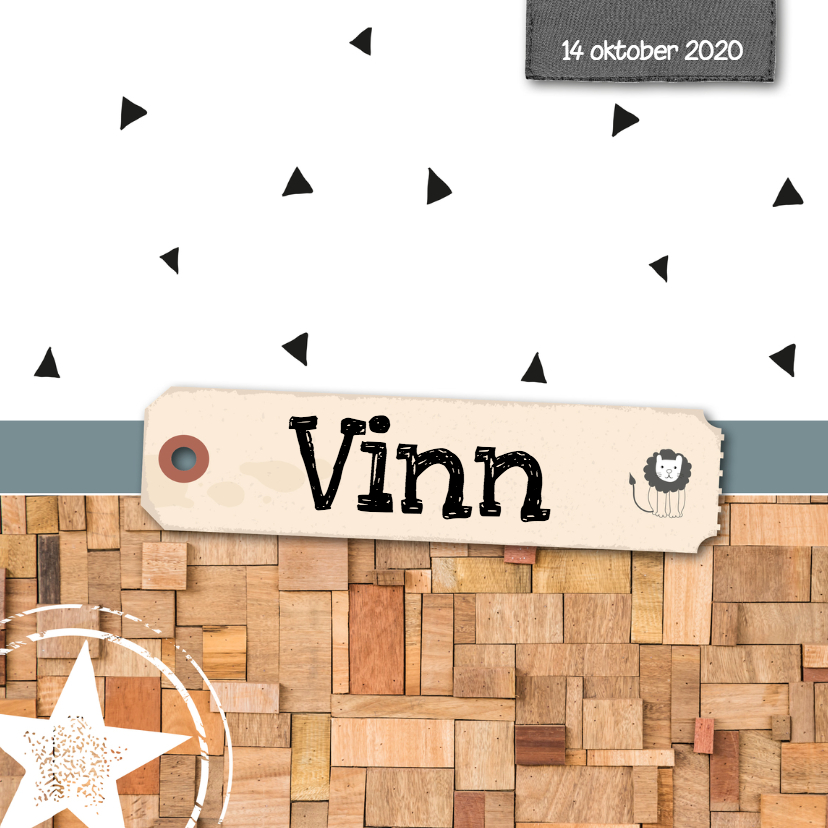 Geboortekaartje_Vinn_SK - Geboortekaartjes Geboortekaartjes - Geboortekaartje_Vinn_SK