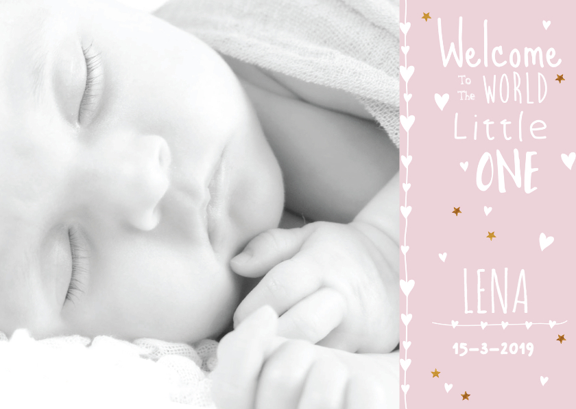 lief geboortekaartje foto Lena - Geboortekaartjes Geboortekaartjes - lief geboortekaartje foto Lena