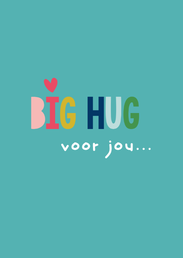 Geslaagd kaarten - Big hug voor jou... herexamen