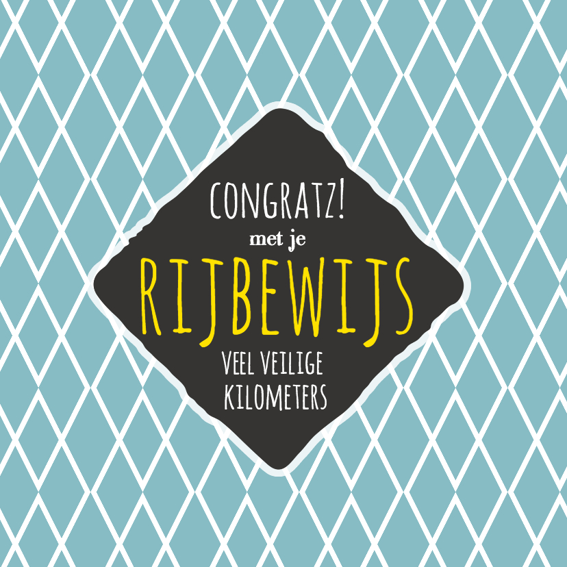 Felicitatie - rijbewijs gehaald retro - Geslaagd kaarten Geslaagd kaarten - Felicitatie - rijbewijs gehaald retro