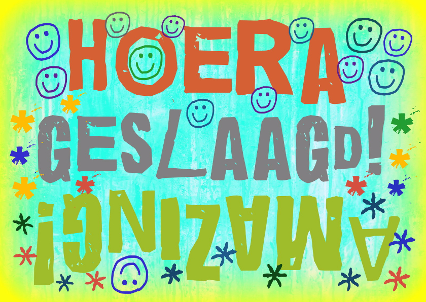 Geslaagd Amazing! IW - Geslaagd kaarten Geslaagd kaarten - Geslaagd Amazing! IW