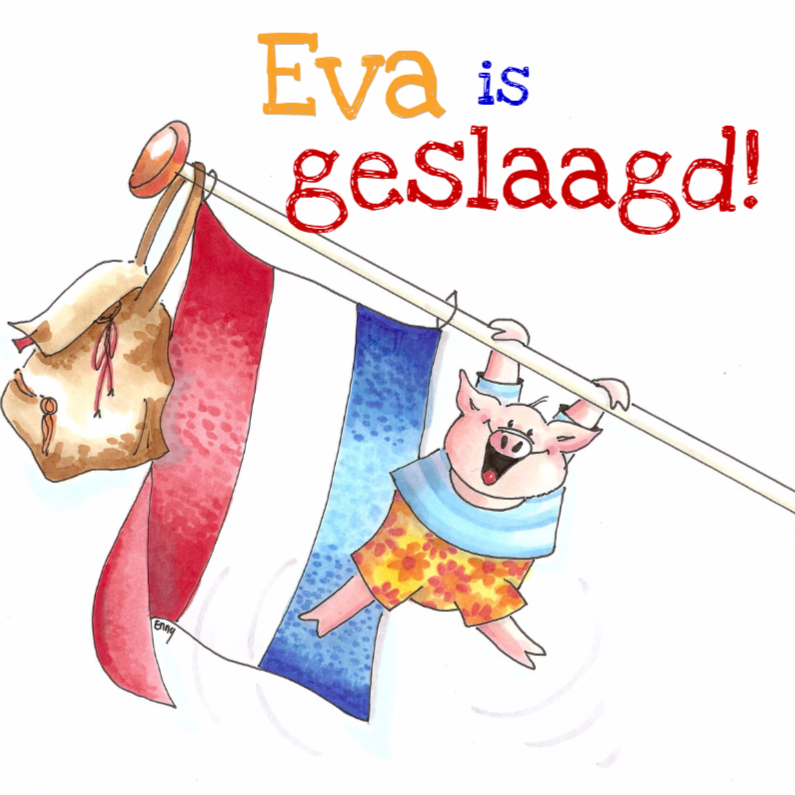 Geslaagdhoera je bent geslaagd Kaartje2go