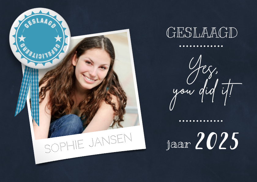 Geslaagd kaarten - Geslaagd school eindexamen