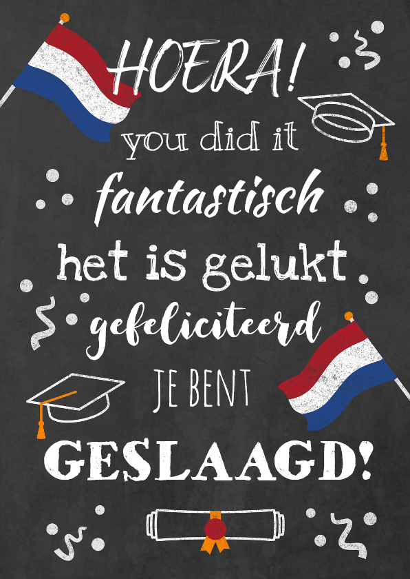 Geslaagdkaart Voor Examen Met Felicitatie Op Krijtbord Geslaagd Kaarten Kaartjego Geslaagdkaart Voor Examen Met Felicitatie Op Krijtbord Geslaagd Kaarten Kaartjego